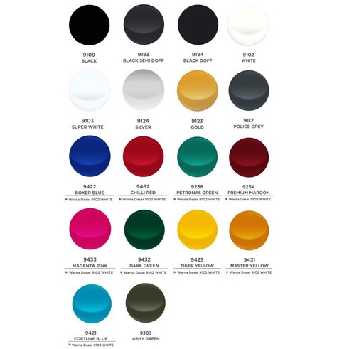 Cat Semprot DITON PREMIUM Paket 3 Kaleng