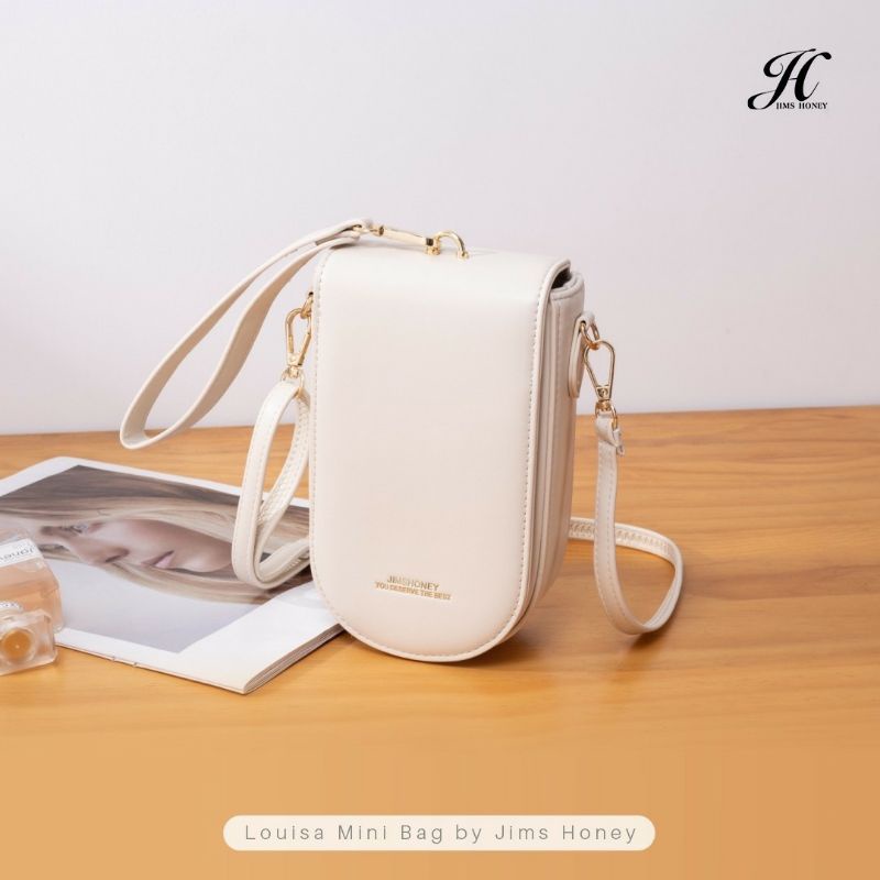 LOUISA PLUS MINI BAG JIMS HONEY ( BAHAN TERBARU DAN WARNA TERBARU )