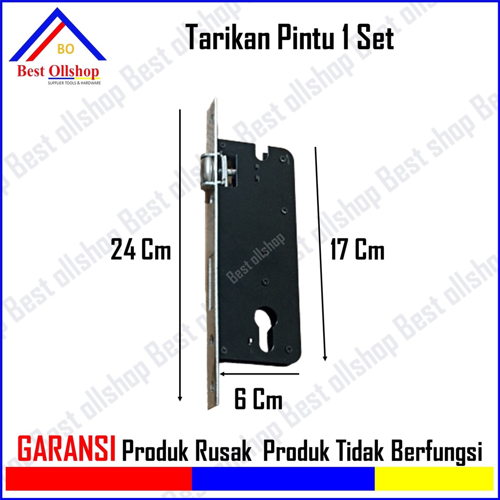 Tarikan Pintu Rumah Kupu Tarung 1 Set / 1 Set Handle Pintu Minimalis Gagang Tarikan Pintu / Pegangan Pintu Mewah Handle Pintu 1 Set + Body Pelor