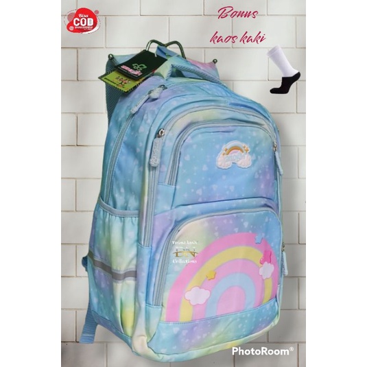 Tas ransel anak SD SMP SMA bahan halus tebal