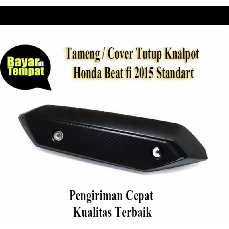 tutup knalpot beat FI 2015 carbon