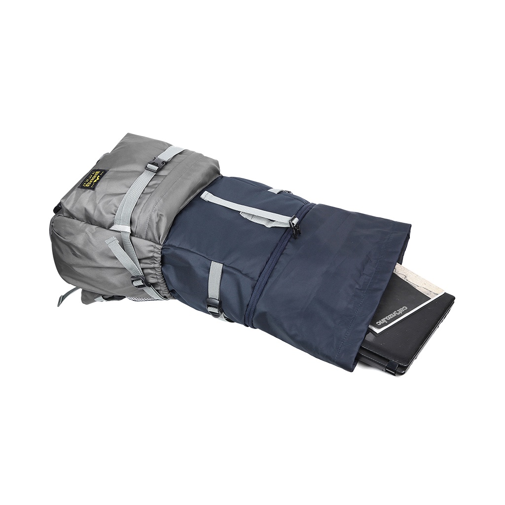 SAVANA NAVY GREY ORIGINAL x ATVA Tas Ransel Outdoor Casual Pria Wanita Unisex Daily Backpack Kuliah Kampus Sekolah Tas Punggung Laptop Ukuran Besar 14 15 16 Inch Traveling Carrier Bagpack Rolltop Adventure Daypack Premium Roll Top Travel Bag Keren Terbaru