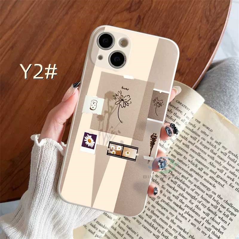 Casing Untuk Realme 10 C35 C21Y C25Y C21 RealmeC11 C25 C17 C15 C12 C3 C2 Realme 8i 7i 5 5i 6i 6 Pro 7 Pro Bunga Elegan Casing Ponsel Silikon Lembut Binteacase