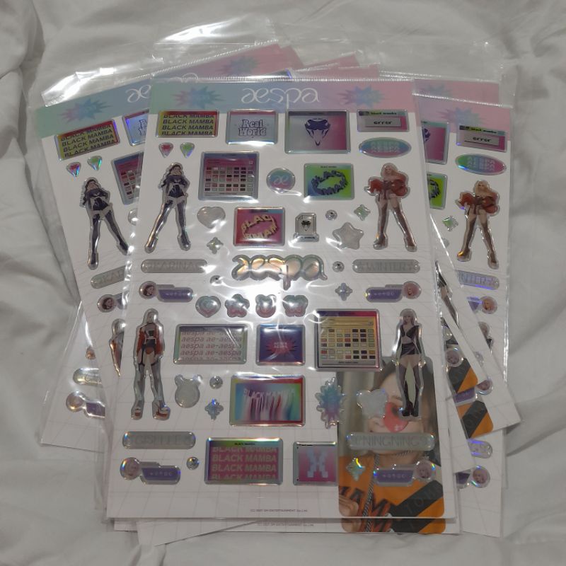 [Ready Stock] EPOXY BLACK MAMBA AESPA KARINA WINTER NINGNING GISELLE