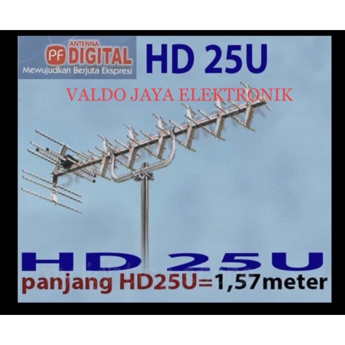ANTENA TV DIGITAL DAN ANALOG PF HDU-25/ANTENA TV DIGITAL HDU25 ORIGINAL