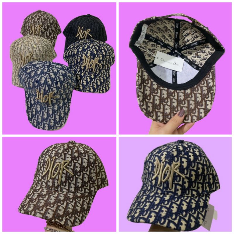 Topi Basseball Dior canvas unisex Quality/IMPORT