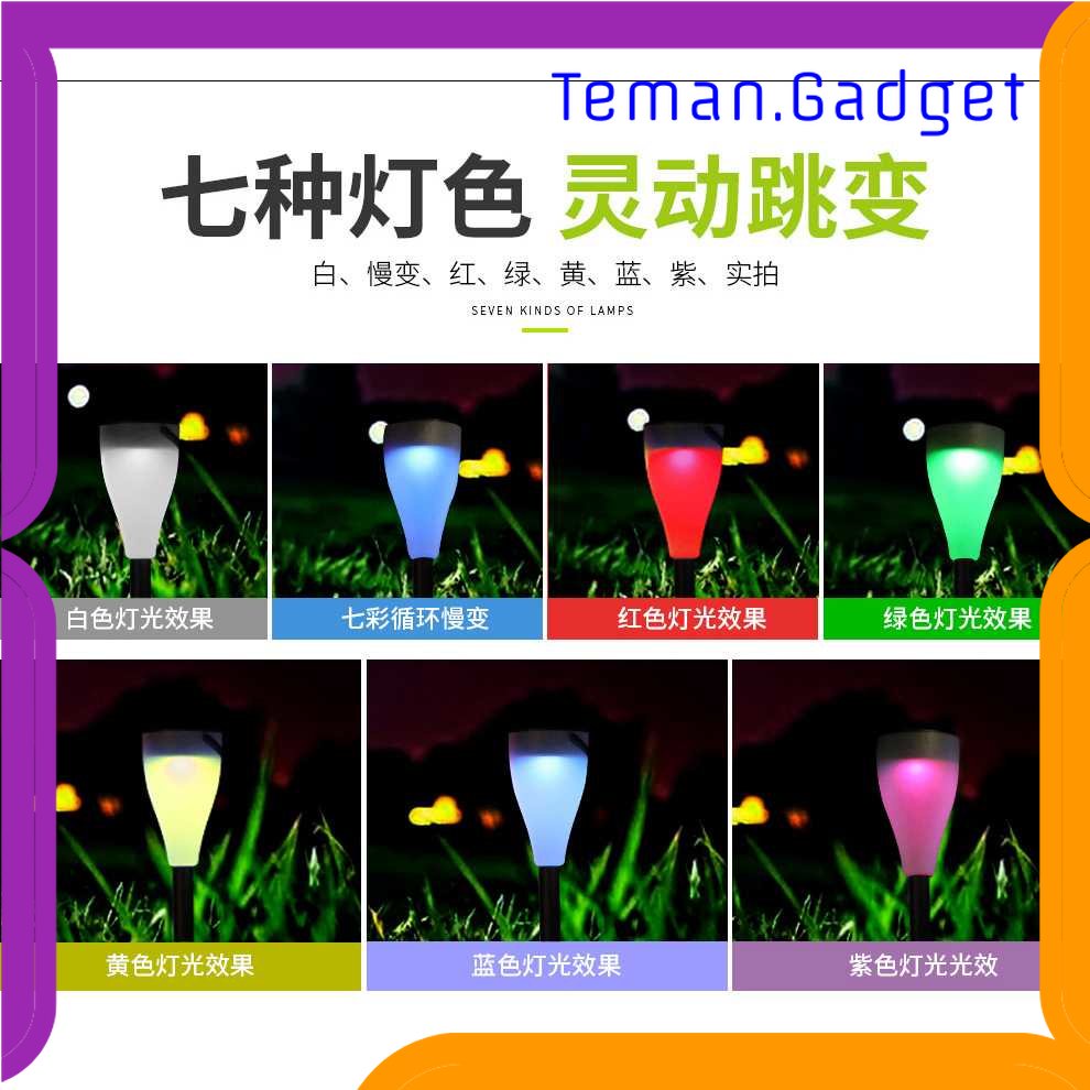 TG-LMP Pookin Lampu Taman Solar Panel Garden Decoration 7 Color 1 PCS - YL001