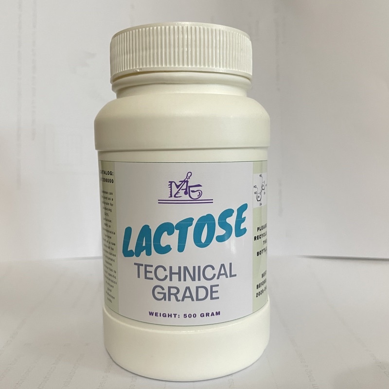 

LACTOSE TECHNICAL GRADE 500 GRAM / LACTOSE PRO ANALYSIS / LACTOSE PRO ANALISA / LAKTOSA TEKNIS