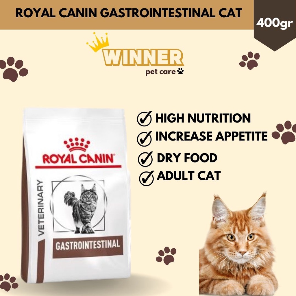 Royal Canin Gastrointestinal Vet Adult Cat Food Freshpack 400gr