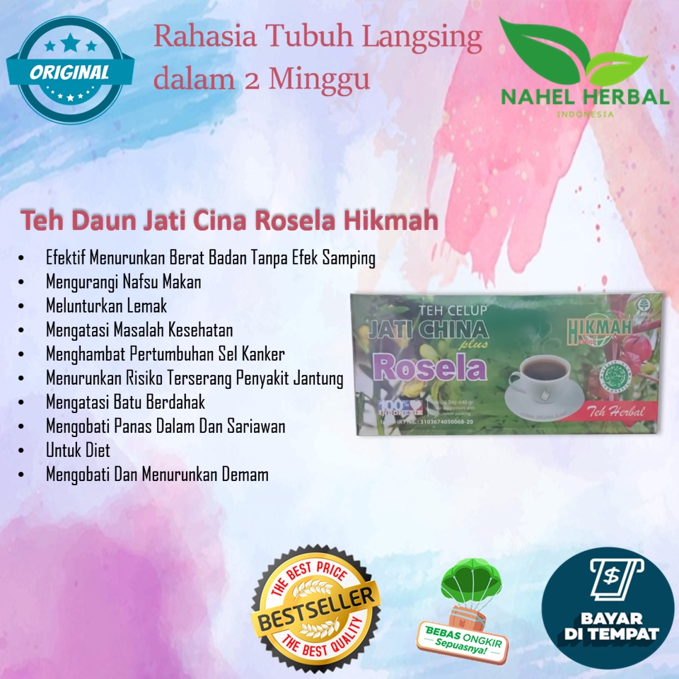 Original Jamu Wanita Tanpa Efek Samping 100% Ori Alami Herbal Mr - Teh Celup Daun Jati Cina Plus Bun