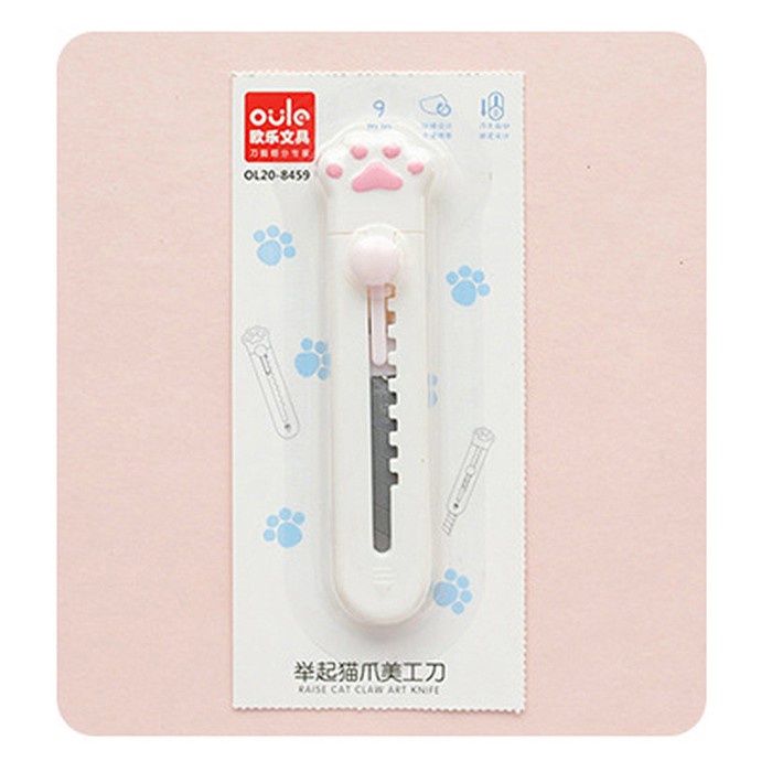 

TOKKADO Neko Cat Paw Mini Cutter Telapak Kaki Kucing Unik Lucu - Putih RAT27