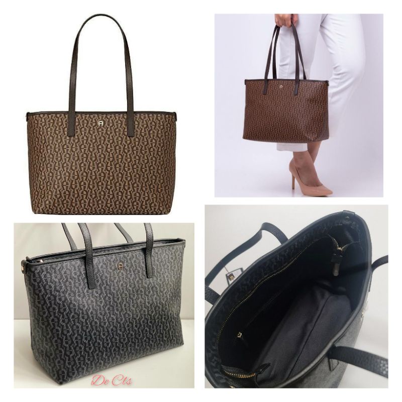 Tas Aigner Ilona Shopper Bag sz 31-37x24x14cm