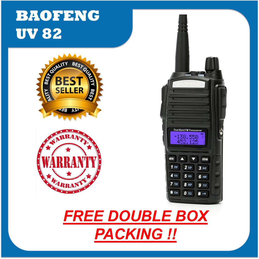 COD WALKIE TALKIE HT Baofeng UV-82 Walkie Talkie Walky Talky HT Radio UV82 walkie talkie jarak jauh 