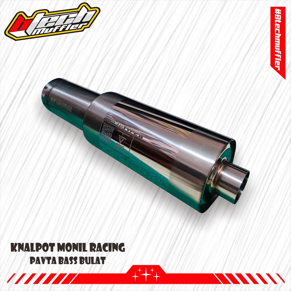 Knalpot Mobil Racing best series Bass Bulat