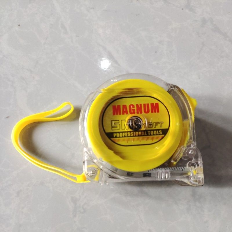 MAGNUM meteran transparant 5M / meteran Magnum transparant 5m