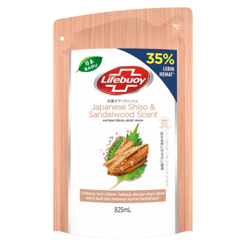 LIFEBUOY Body Wash Shiso &amp; Sandal Wood 825ml