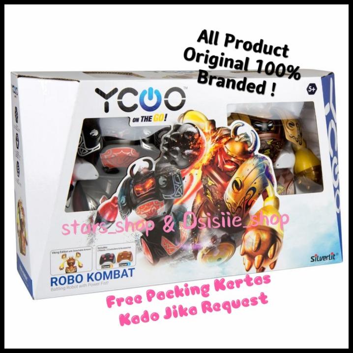 Promo Ycoo Silverlit Robo Kombat Viking Edition Double Original / Robot
