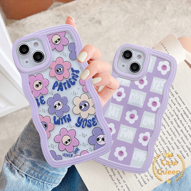 Soft Case TPU Motif Bunga Smiley Cover Samsung A12 A04s A32 A13 A50 A03s A50s A23 A22 A53 A03 A51 A52 M22 A21s A31 A30s A52s A2011