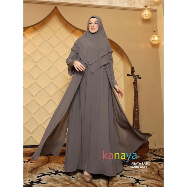 KANAYA/Abaya basic set by Kanaya/set premium/set syar'i/set elegant