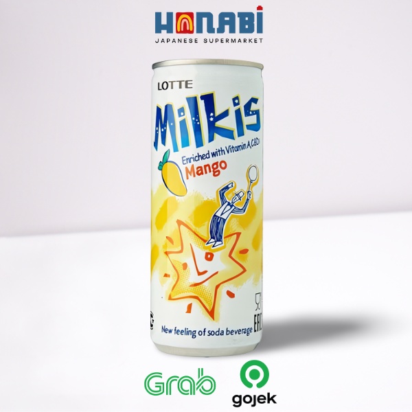 

Lotte Milkis Mango 250ml - Yoghurt Soda Rasa Mangga Made In Korea
