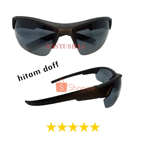 Kacamata Hitam Sepeda Olahraga Outdoor Motor Outdoor Bike Sporty Biker Goes Kacamata Fashion Untuk Pria Wanita Sport Anti UV