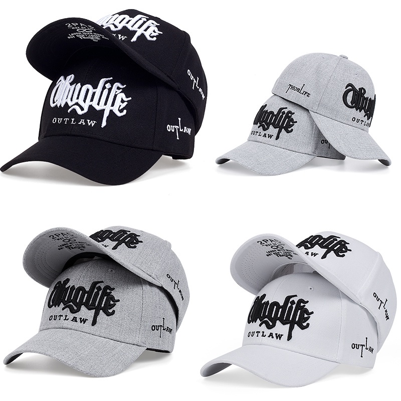 Topi Baseball Adjustable Gaya Hip Hop Untuk Pria Dan Wanita