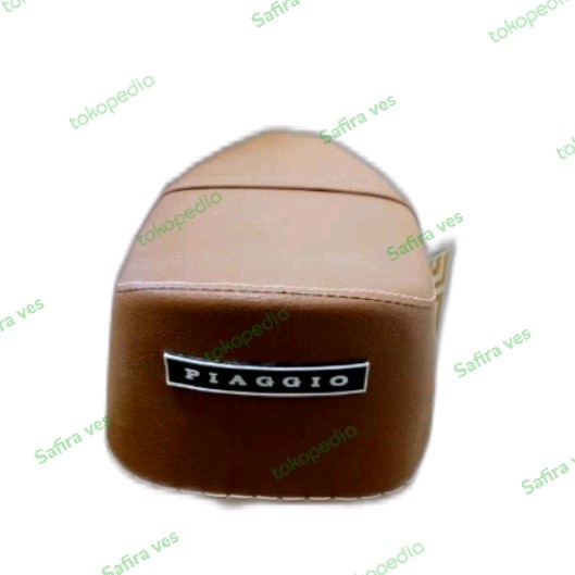 jok panjang Vespa super sprint px PS Piaggio coklat