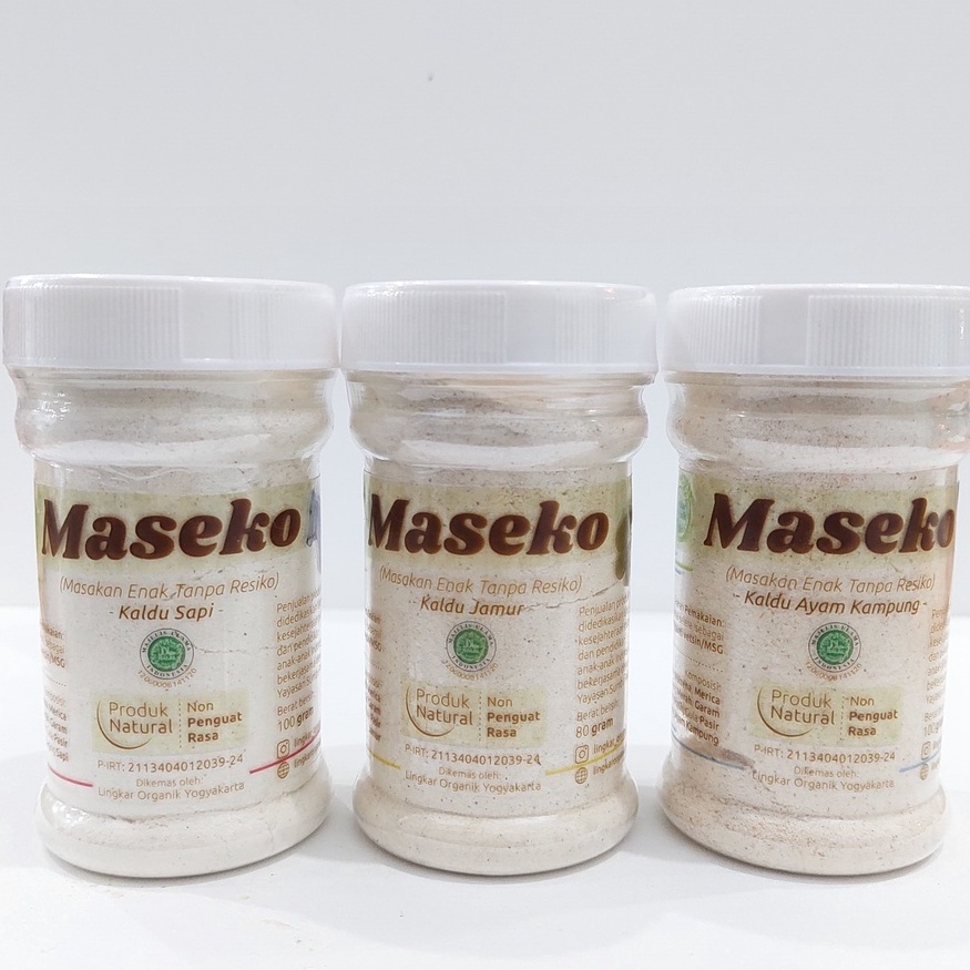 

Maseko Botol dan Refill Lingkar Organik | Kaldu Bubuk MPASI Non MSG Non Pengawet