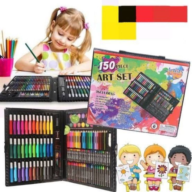 

art set 150pcs / crayon / perlengkapan menggambar