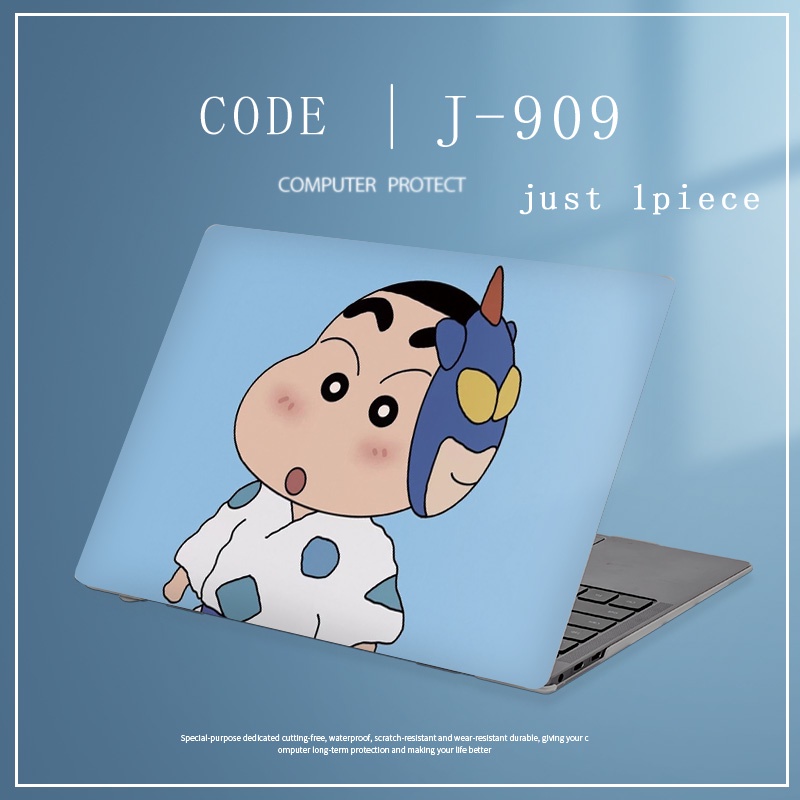 1pc Universal Custom Pola COD Crayon Shin Chan Stiker Cover Laptop Untuk Lenovo Ideapad14S Ideapad 15s V14-IWL Skins Lukisan Notebook Stiker