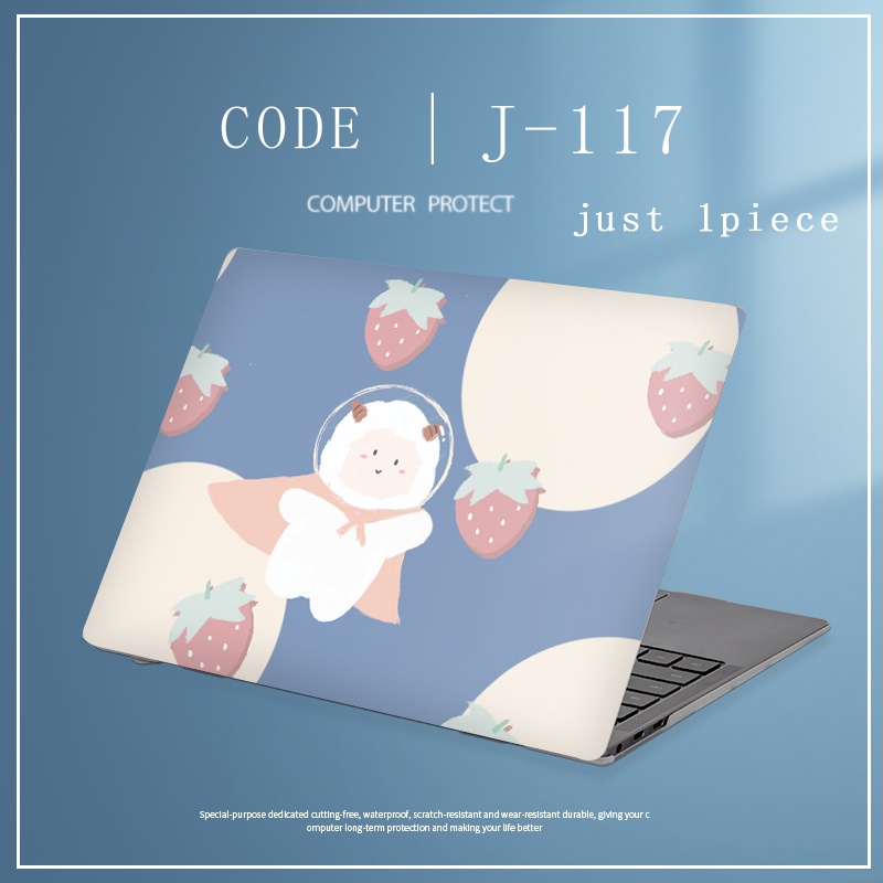 1pc Universal Bebas Potong Skin Laptop Stiker Laptop DIY Baru Untuk Laptop 11 &quot;~ 17&quot; Inch