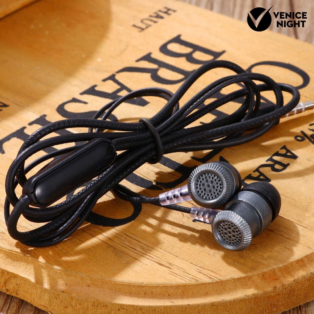 (VNEP) (Berkabel) Universal In-ear Stereo Bass Noise Reduction Music Earphone Headphone