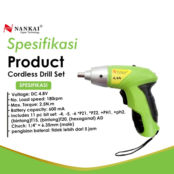 Bor Cordless Nankai
