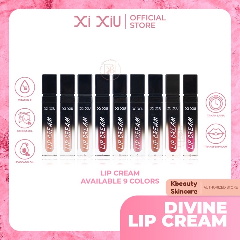 Xi XiU DIVINE LIP CREAM LIGHT PIGMENTED MATTE