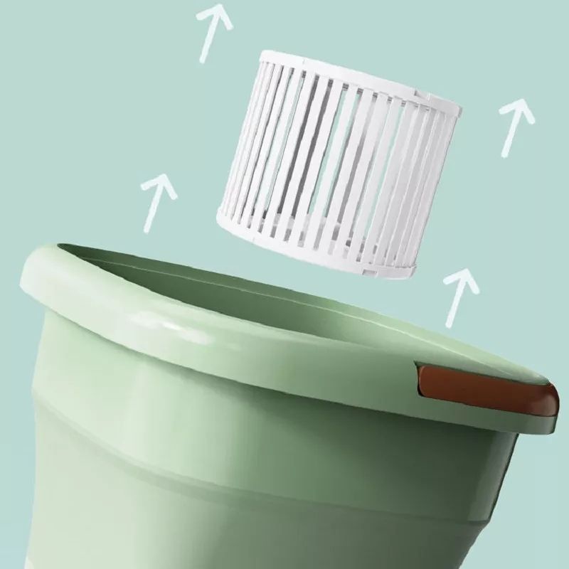 Mesin Cuci Lipat Kapasitas Besar 11.5L dengan pengering dan Blue light