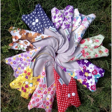 Pembalut Wanita Kain / Menspad Pembalut Kain Wanita Cuci Ulang / Pembalut Wanita Kain Lembut