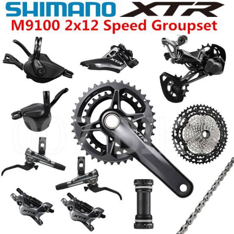 Group Set MTB Shimano Deore XTR M9100 12 Speed