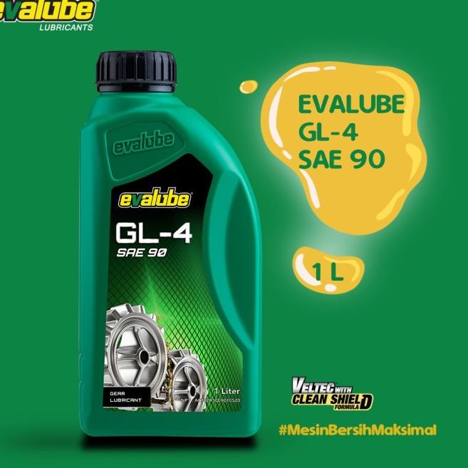 Oli Transmisi Manual & Gardan Evalube Gear GL-4 90 (1L)