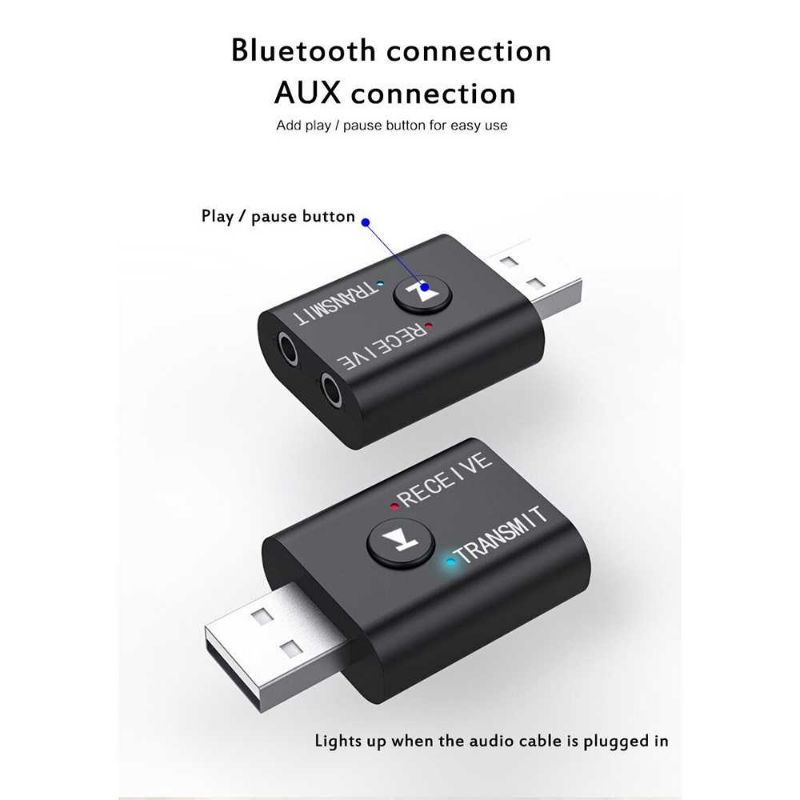 DigRepair USB Dongle Bluetooth 5.0 Transmitter Receiver - YET-TR6