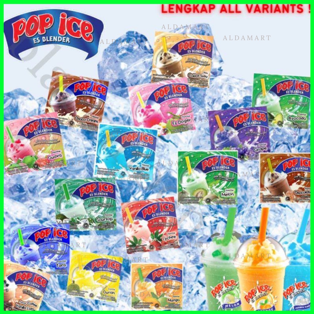 Jual Pop Ice Popice Aneka Rasa Renceng Isi 10 Sachet Minuman Bubuk Bpom Shopee Indonesia 0473