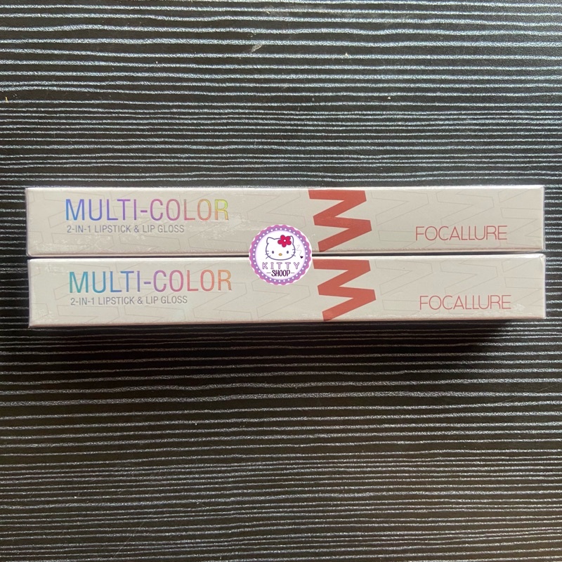 FOCALLURE 2 In 1 Liquid Lipstick Matte Dual Stick Tahan Lama Hingga 16 Jam