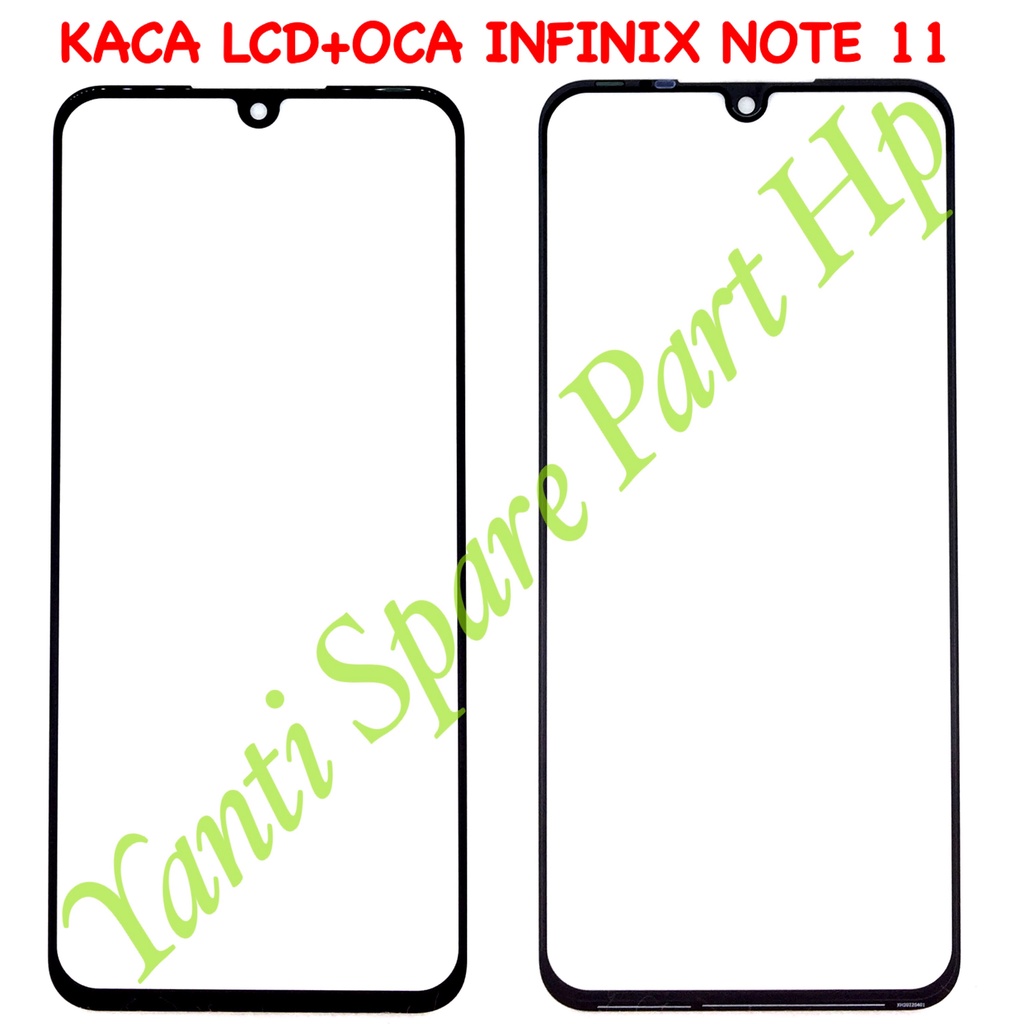 Kaca Lcd Plus Oca Infinix Note 11 Note 12 X662 X663 Original Terlaris New