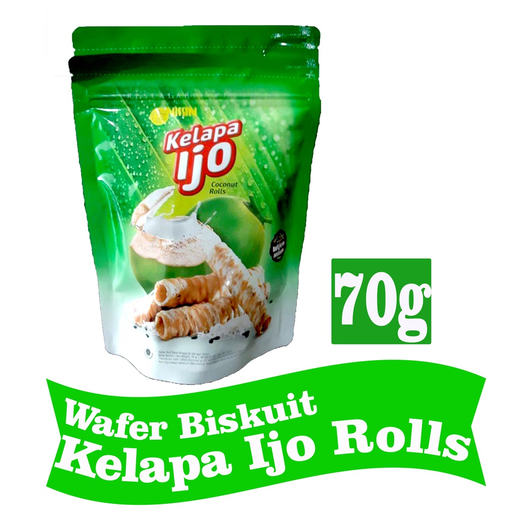 

Nisssin Kelapa Ijo Rolls 70g