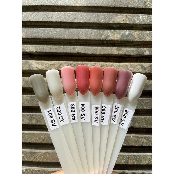 GEL POLISH AS GEL 15ML KODE AS001 - AS044 SATUAN/PCS KUTEK GEL NAIL GEL