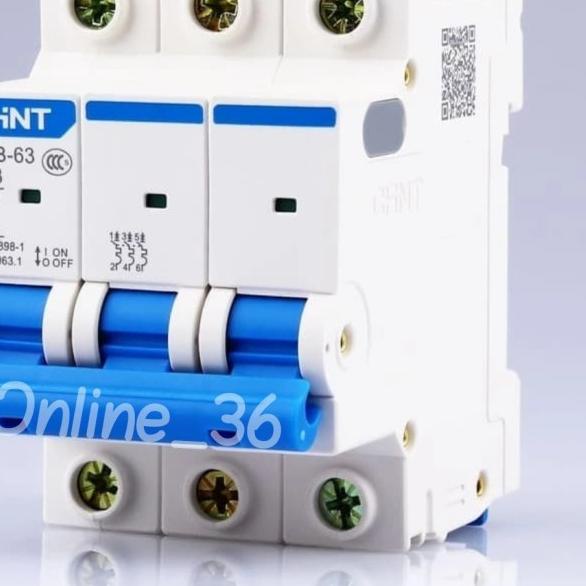 mcb 3 phase 50A-63A chint NXB-63 - 3p 50A