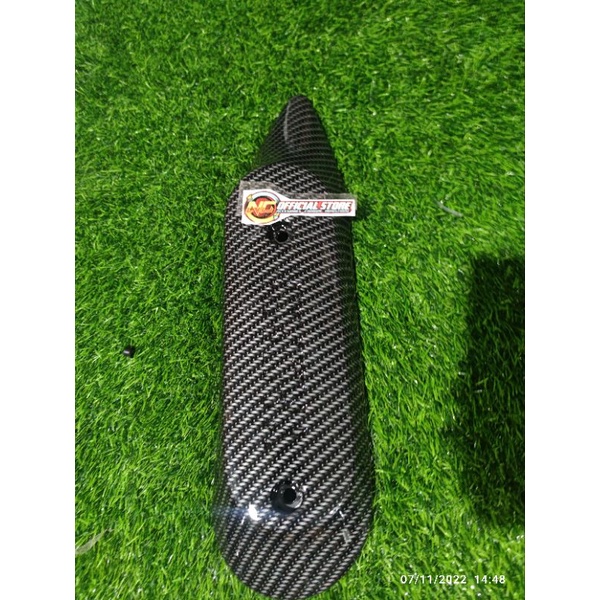 cover knalpot fazio carbon