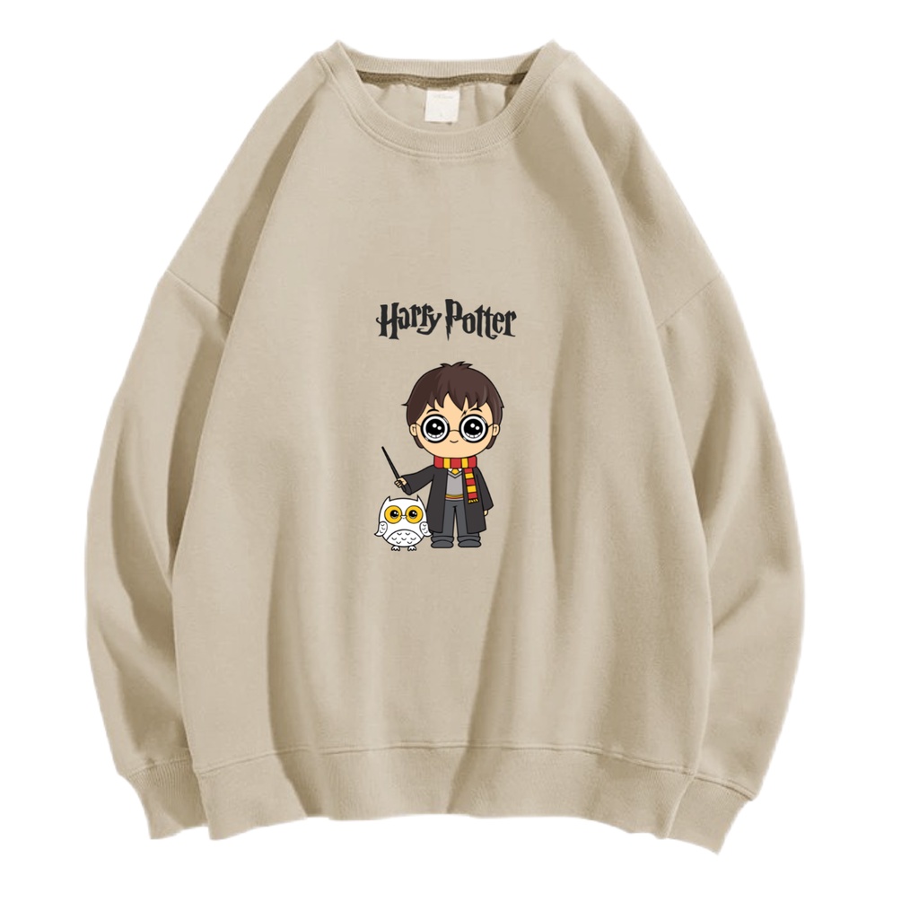 HARRY POTTER SWEATER SWITER CREWNECK PRIA WANITA OVERSIZE Size M-XXL ANAIRA