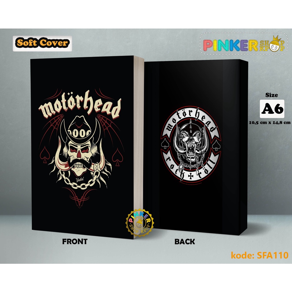 

(SFA110) Pocket Note Anime Band Motorhead lemmy Softcover