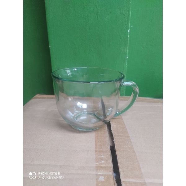 Samiafdol_ Gelas Mangkok Lebar 425Ml (Set Isi 1Pcs)/ Gelas Mangkok Sereal/ Gelas Mangkok Cup Lebar/