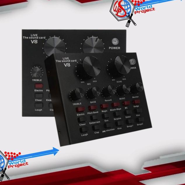 Soundcard V8 Mixer Sound Card V8 MIXER Audio USB External Soundcard